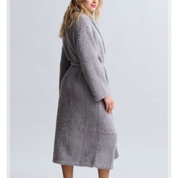 NEW Barefoot Dreams Cozy Chic Gray Robe - Picture 3 of 14